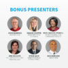 Champions Clinic bonus presenters