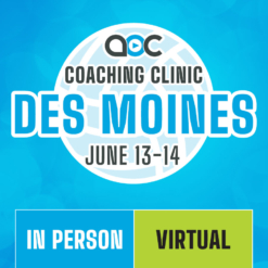 Des Moines Clinic IN-PERSON Ticket: Full Clinic